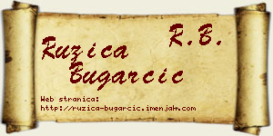 Ružica Bugarčić vizit kartica